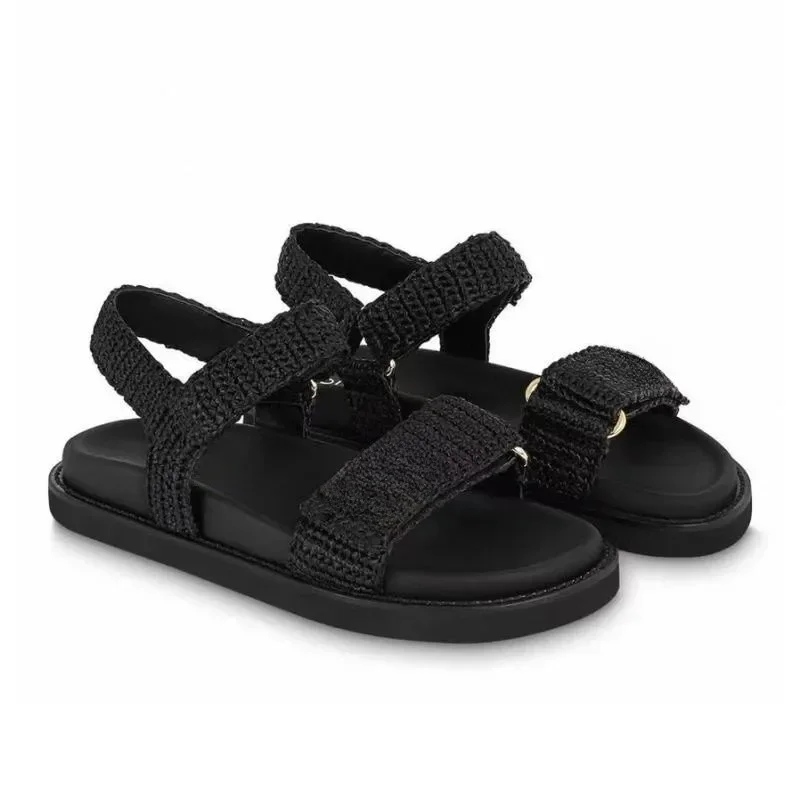 

New women twine braided platform sandals summer pine cake platform increase slippers sandals Fashion high quality sandals 35-41