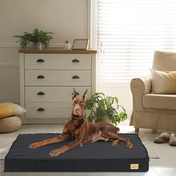 Dog Beds for Large Dogs, Orthopedic Dog Bed for Medium Large Dogs Waterproof Lining, and Non-Slip Bottom, Machine Washable 1