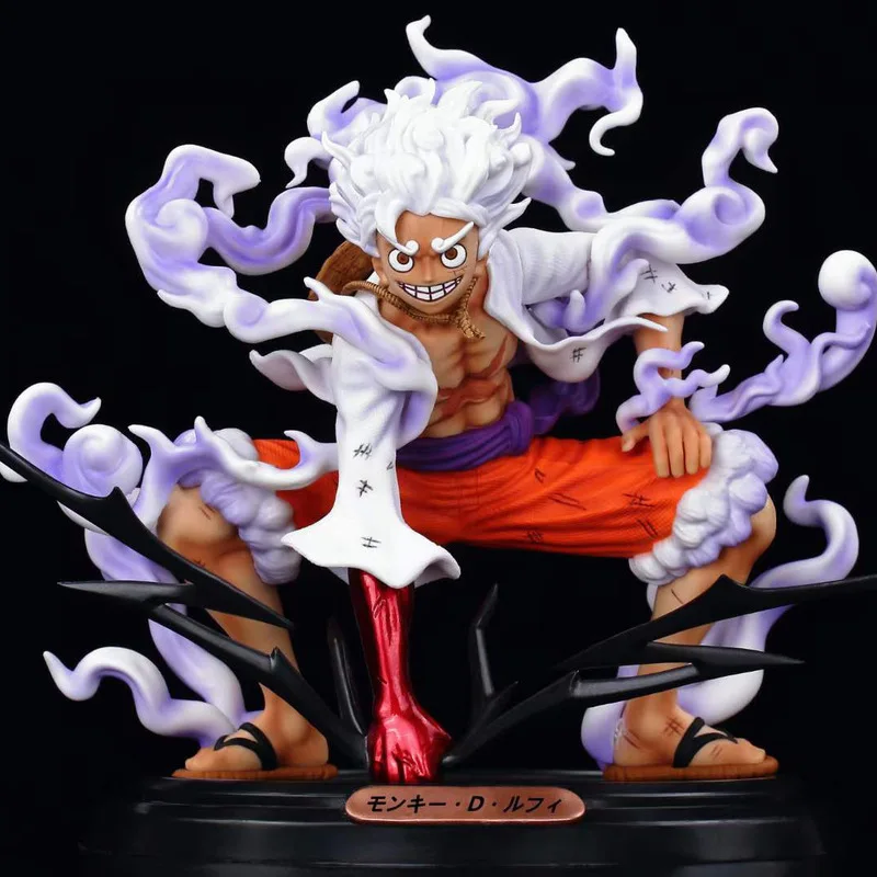 

19.5cm Anime One Piece Classic Character Monkeyd.luffy Crouching Nika Statue Doll Collection Model Children's Toys And Gifts