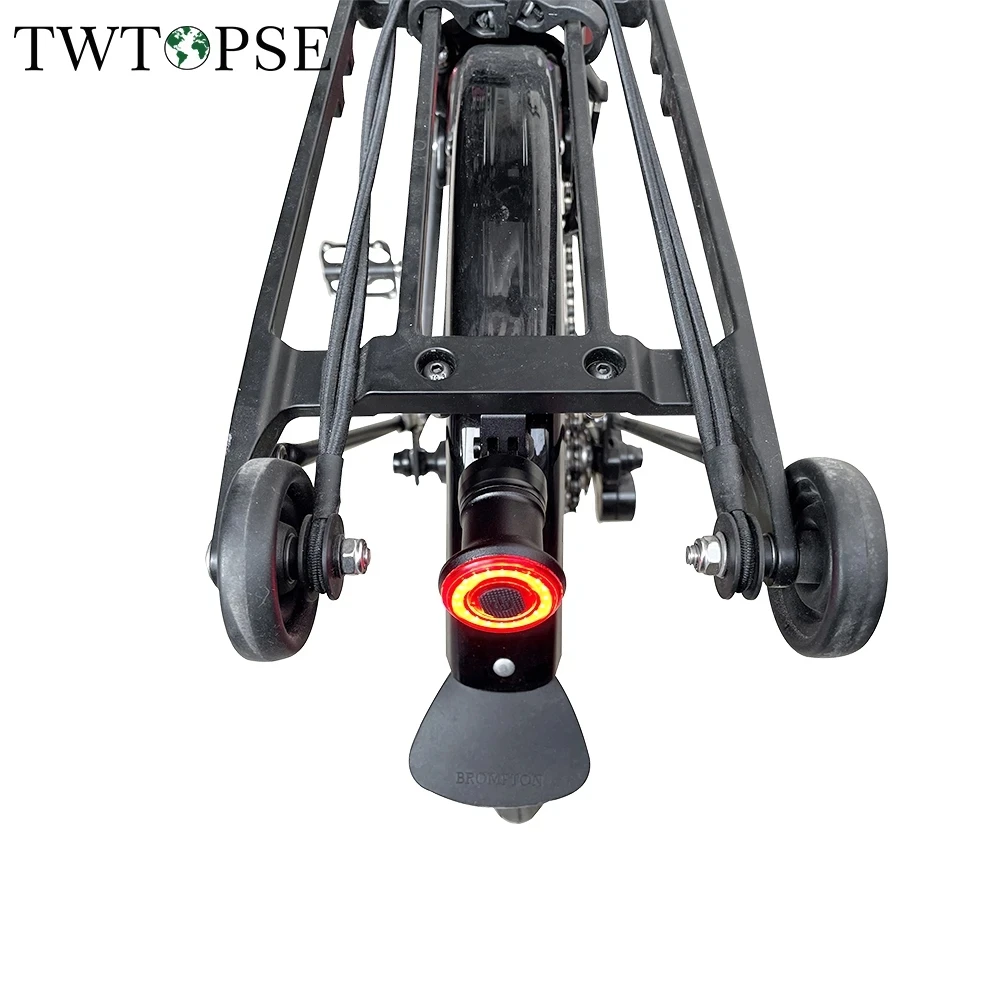 TWTOPSE Bike Taillight For Brompton Original Rear Rack Smart