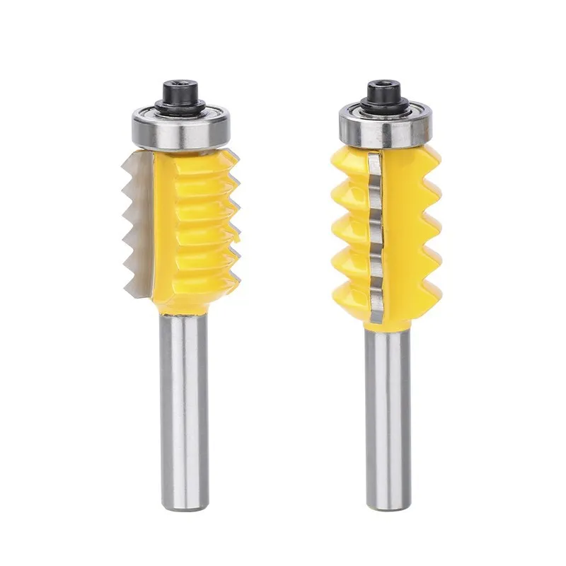 1PCS 8mm Schaft Finger Joint Kleber Fräser Multi-zahn welle typ Joint Router Bit Für Holz zapfen Holz Kegel Zapfen Bit – Detail 9