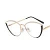Triangular Cat Eyes Cutout Frame Clear Lens Glasses Oval Simple Myopia Nerd Spectacles Degree -0.5 -1.0 -2.0 -3.0 -4.0 to -6.0 5