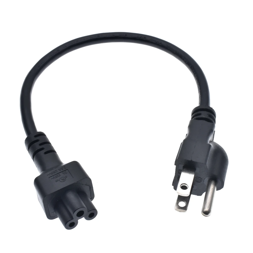 Американский сетевой шнур NEMA 5-15P к IEC C5, американский стандарт, три вилки к удлинительному кабелю C5 для ноутбука