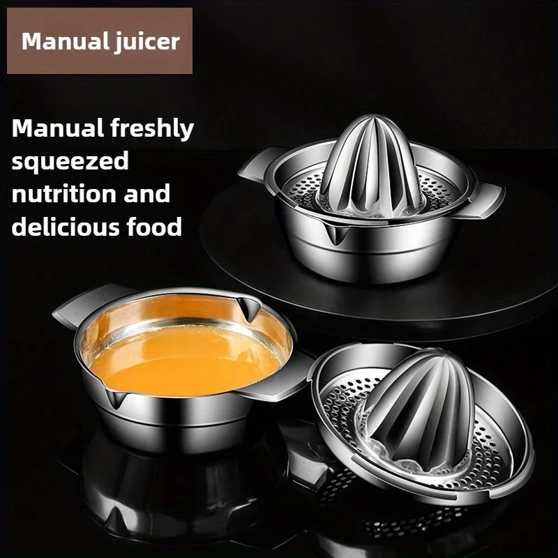 Stainless Steel Juicer Household Manual Lemon Orange Squeezer Press Type Fruit Juice Tool