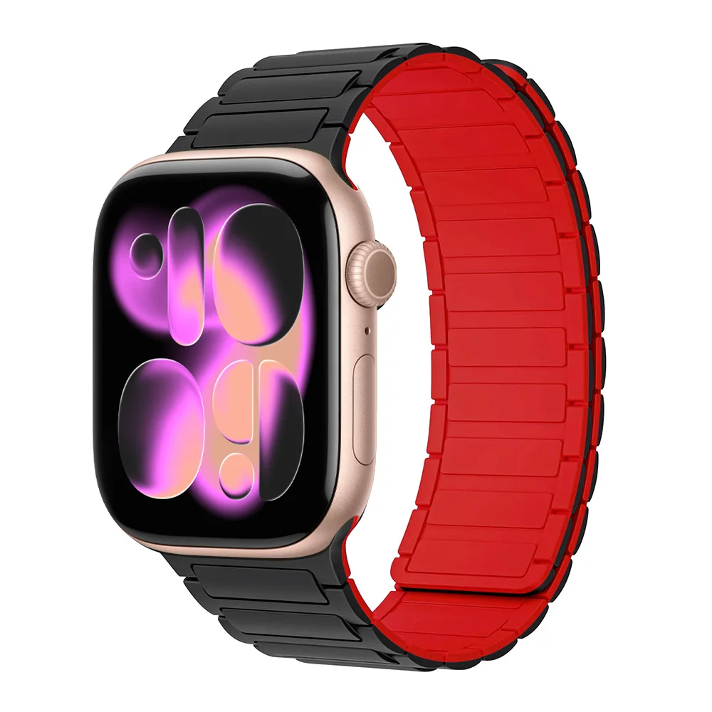 Magnetic Link Bracelet for Apple Watch - Elegant and Secure Strap