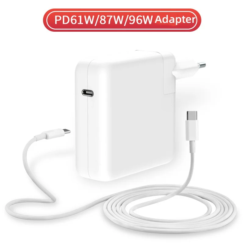 laptop charger 30W 61W 87W 96W USB C PD Charger Power Ac Adapter for MacBook Pro16 15 13 Inch New Air 13 Inch //2018 Works with Type C