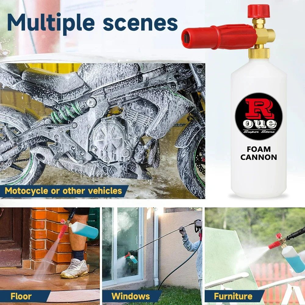 Pistola Per Lavatrice In Schiuma Per Neve Ad Alta Pressione Ugello Specializzato Cannone In Schiuma Per Karcher Huter Hammer Maka Bosch AR Nilfisk Daewoo