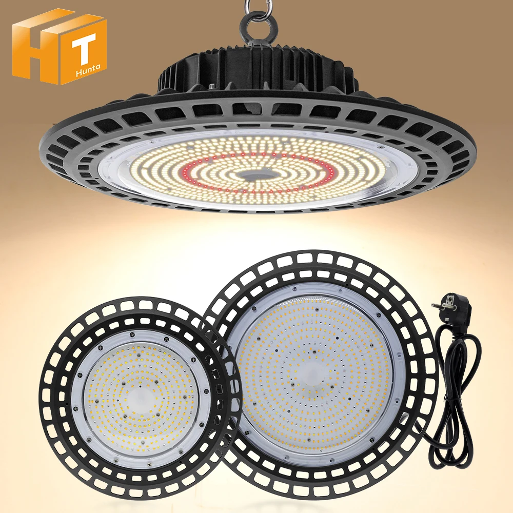 100W 200W spectre complet LED élèvent la lumière pour les légumes fleurs UFO Phyto lampe pour serre hydroponique semis