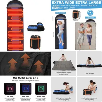 USB Heated Waterproof Sleeping Bag 1