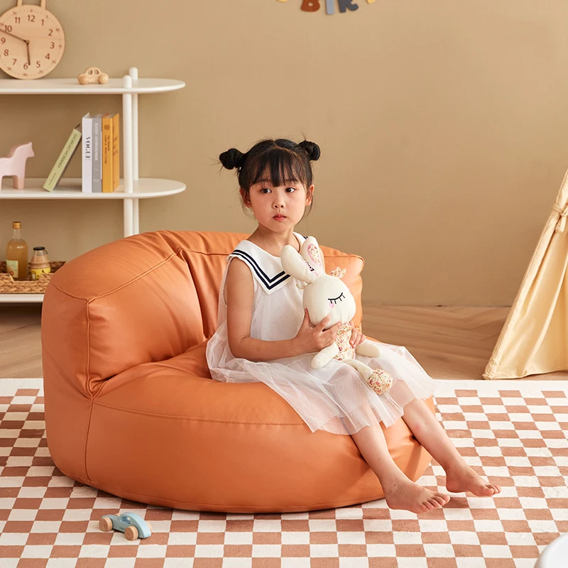 Girls Relaxing Gamer Boys Soft Lazy Toddler Kids Couch Children Room Furniture Bean Bag Mini Sofas Canape Enfants Pouf Seats JGY