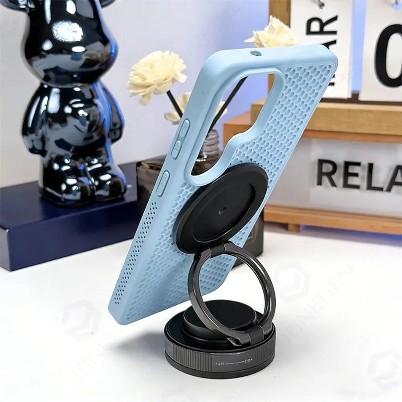 Pure Color Magnetic Honeycomb Heat Dissipation Frame Case