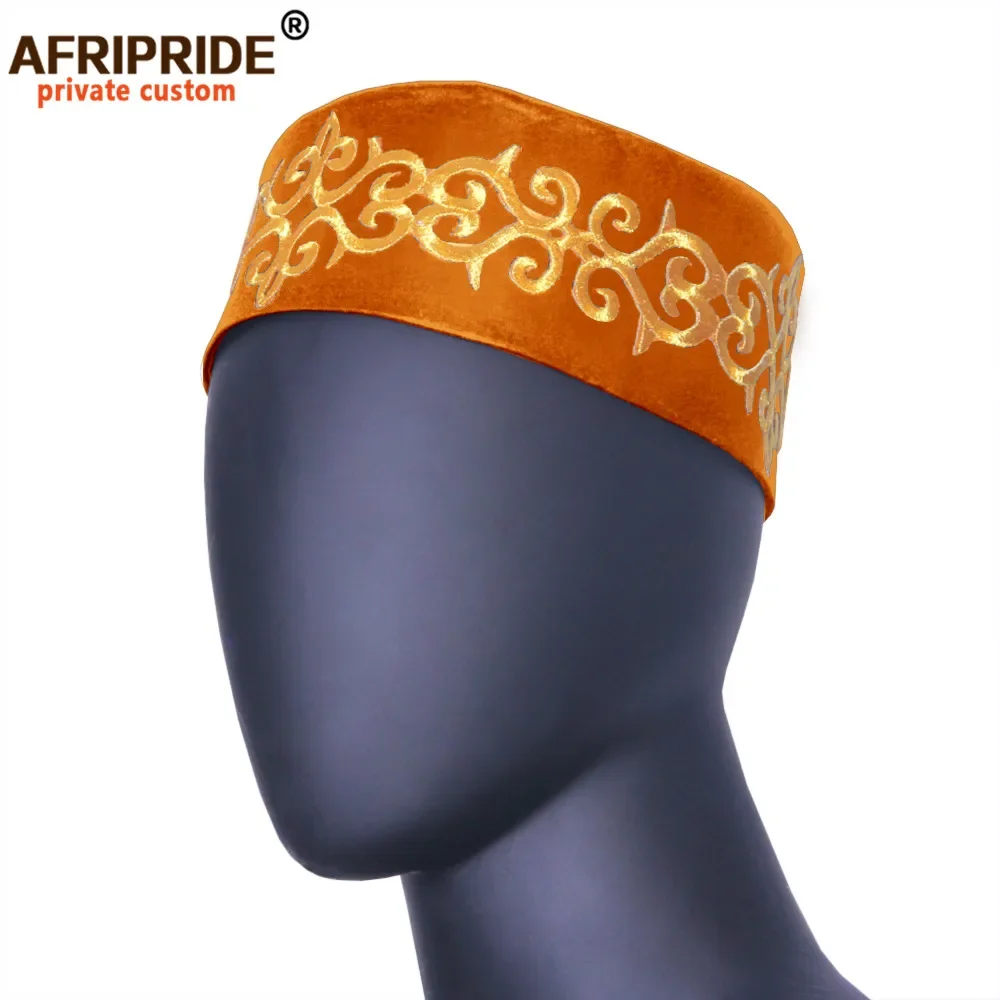 African Muslim Islam Kippah Arab Caps Musulman Ramadan Arabia Moslim Tulband Wrap Allah Muslim Prayer Cap Men AFRIPRIDE A1928010 - Image 3