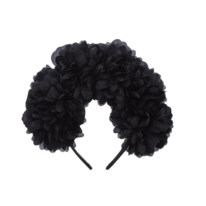 Tag der Toten Kopfbedeckung Frida Kostüm Mexikanische Blumenkrone Rose Stirnband Cosplay Maga Menn Francisco Lolita – Detail 25
