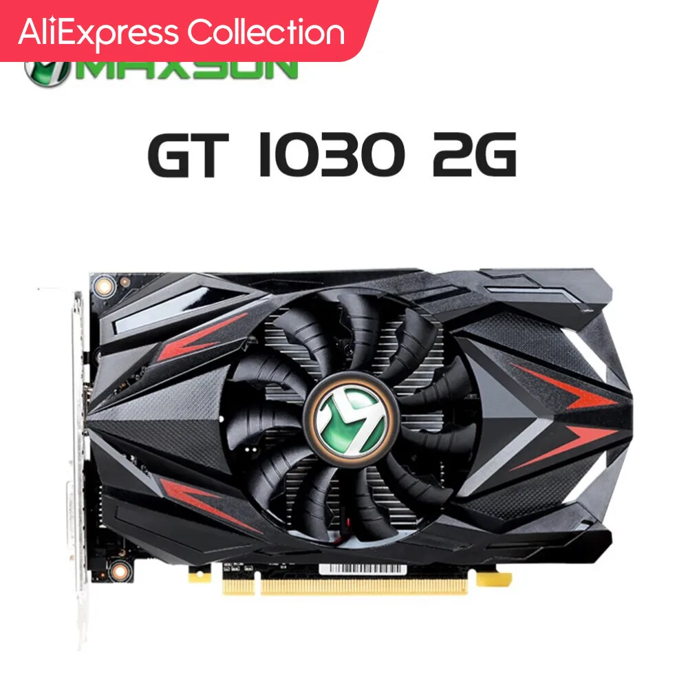 Aliexpress Collection Maxsun Schede Grafiche Gt 1030 Transformers 2Gb Ddr5 Gpu Gaming Video Card Pci Express X4 Full New Gt1030