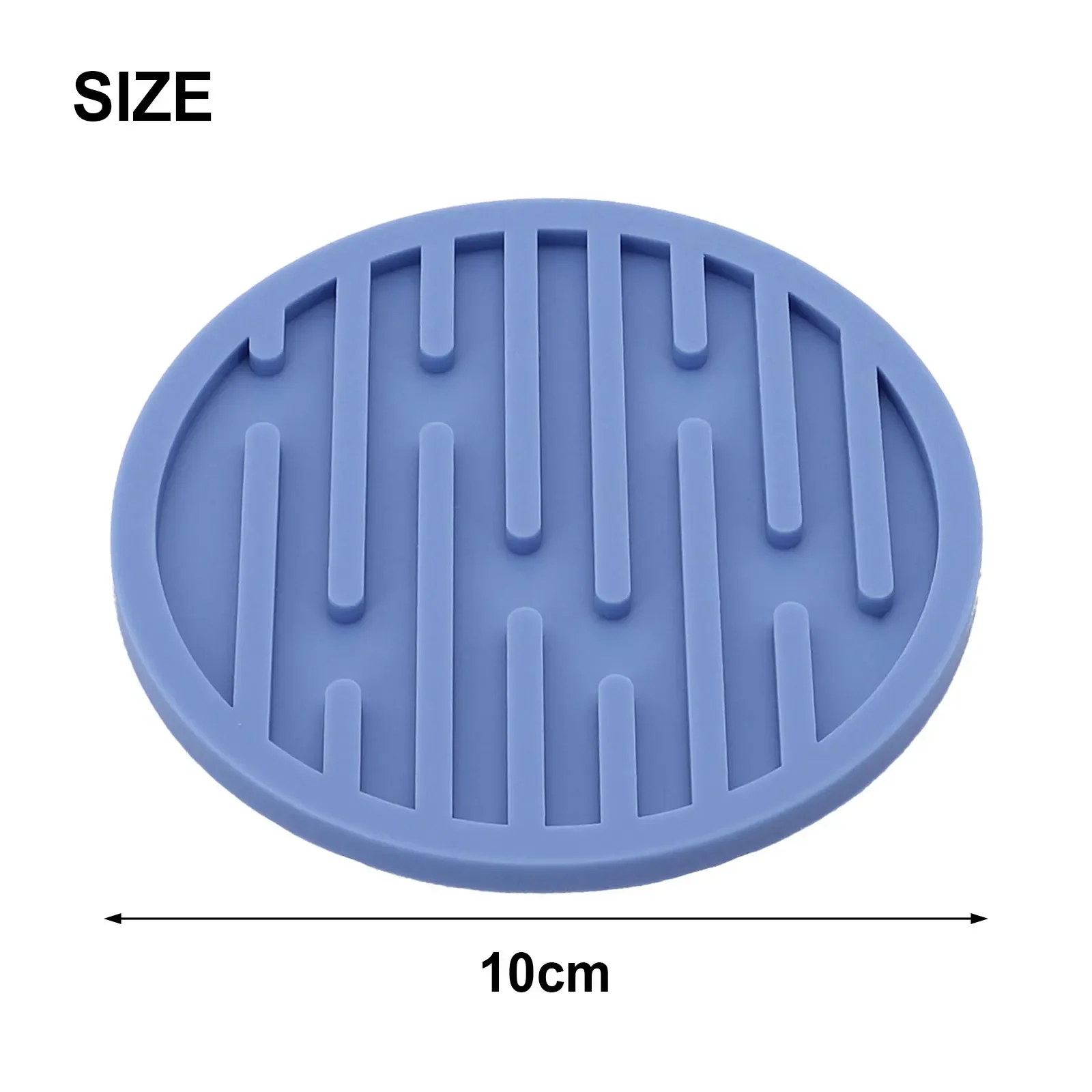 Coasters Tea Cup Mat Table Pad Round Silicone Heat Resistant Drink Coffee Mug Coasters Table Decoration Accessories Kitchen Tool