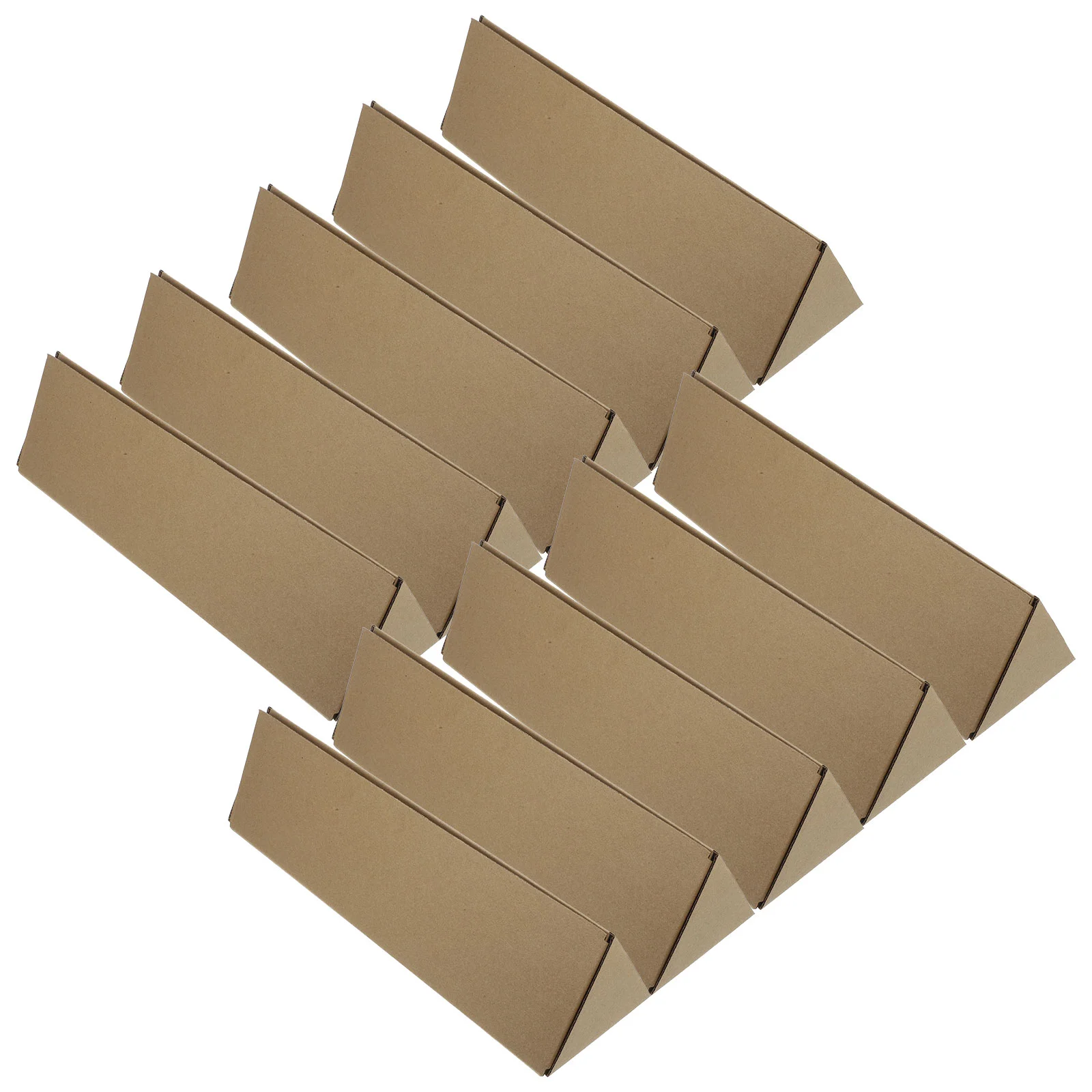 

10 Pcs Carton Small Packaging Boxes Shipping Document Tube Poster Carrying Documents Storage Tubes