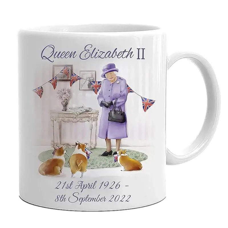 

Queen Elizabeth II Mug 1926-2022 Queen Elizabeth II Remembrance Mug Gift Merchandise Memorabilia Keepsake Commemorative 70 Years
