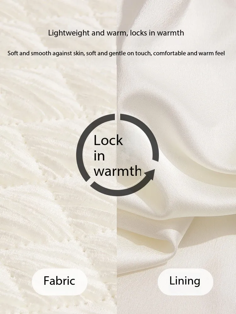 أعتقد أنك سترة مبطنة امرأة 2025 المشمش الفرنسية طا...