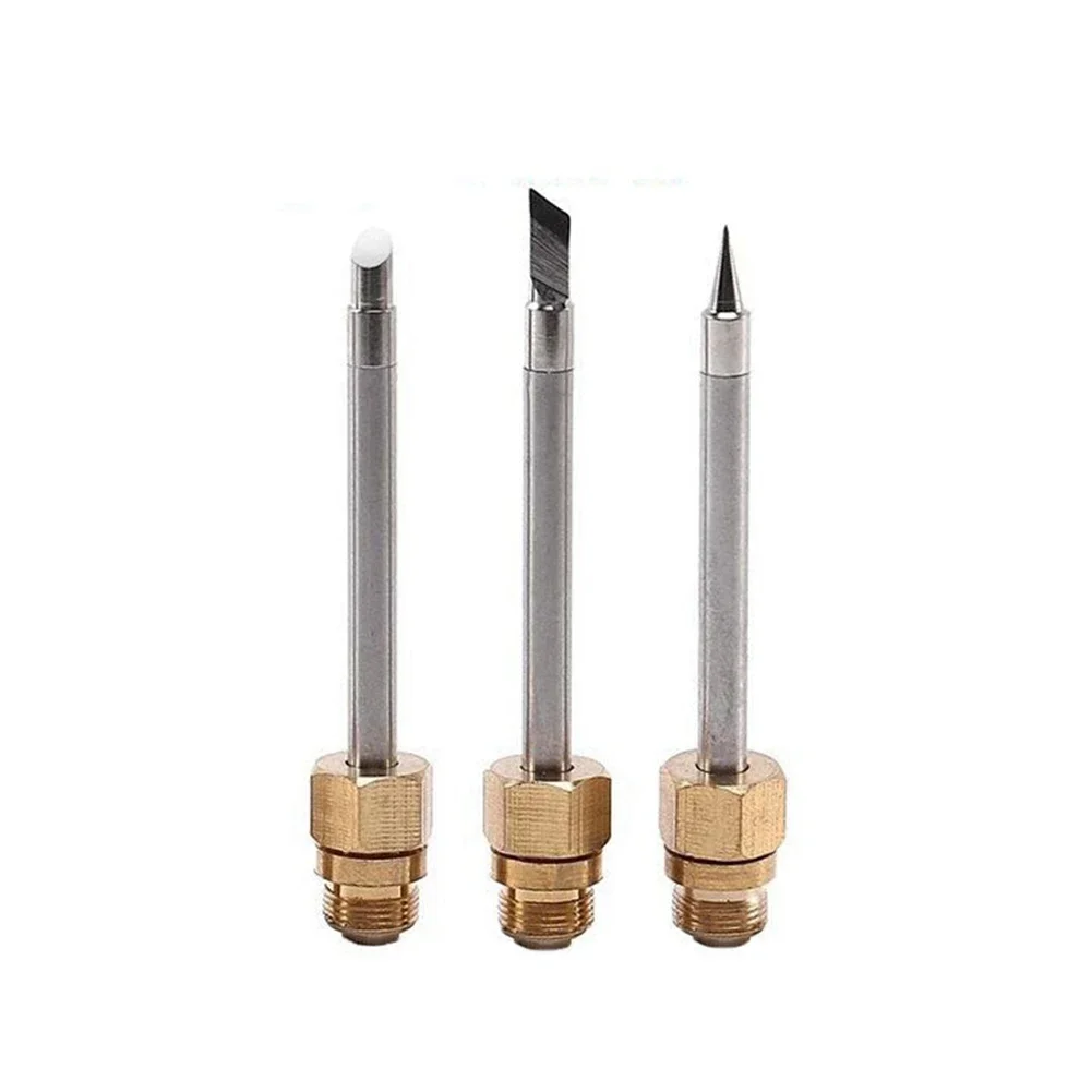 

6pcs Portable Copper Soldering Iron Tips 510 15W B/C/K Interface 51mm for USB Soldering Equipment Welding Tools