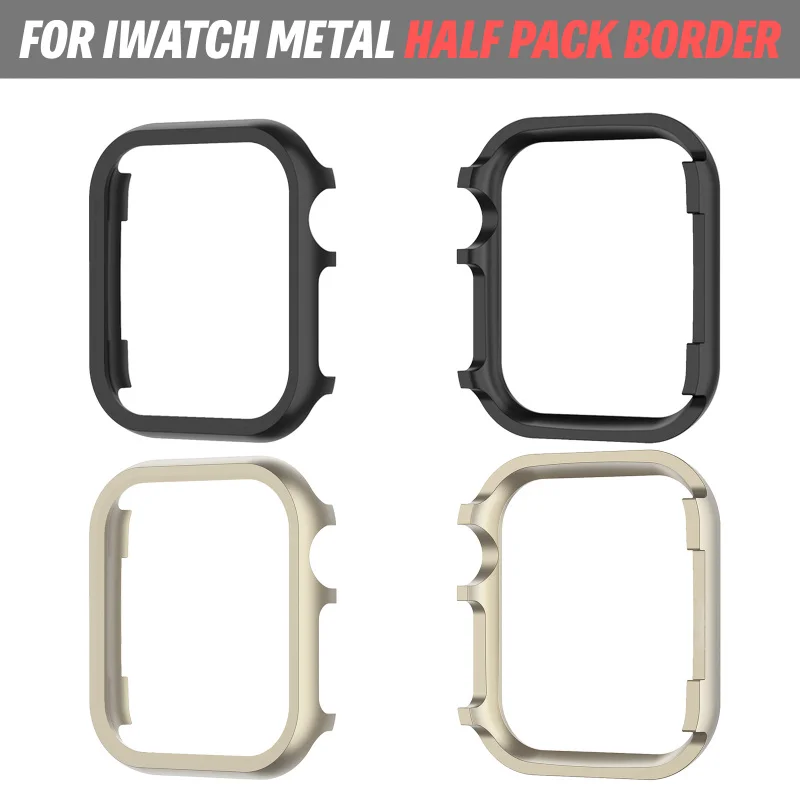 Heavy-Duty Metal Protective Frame for Smartwatch - Full Coverage, Shockproof and Scratch-Resistant