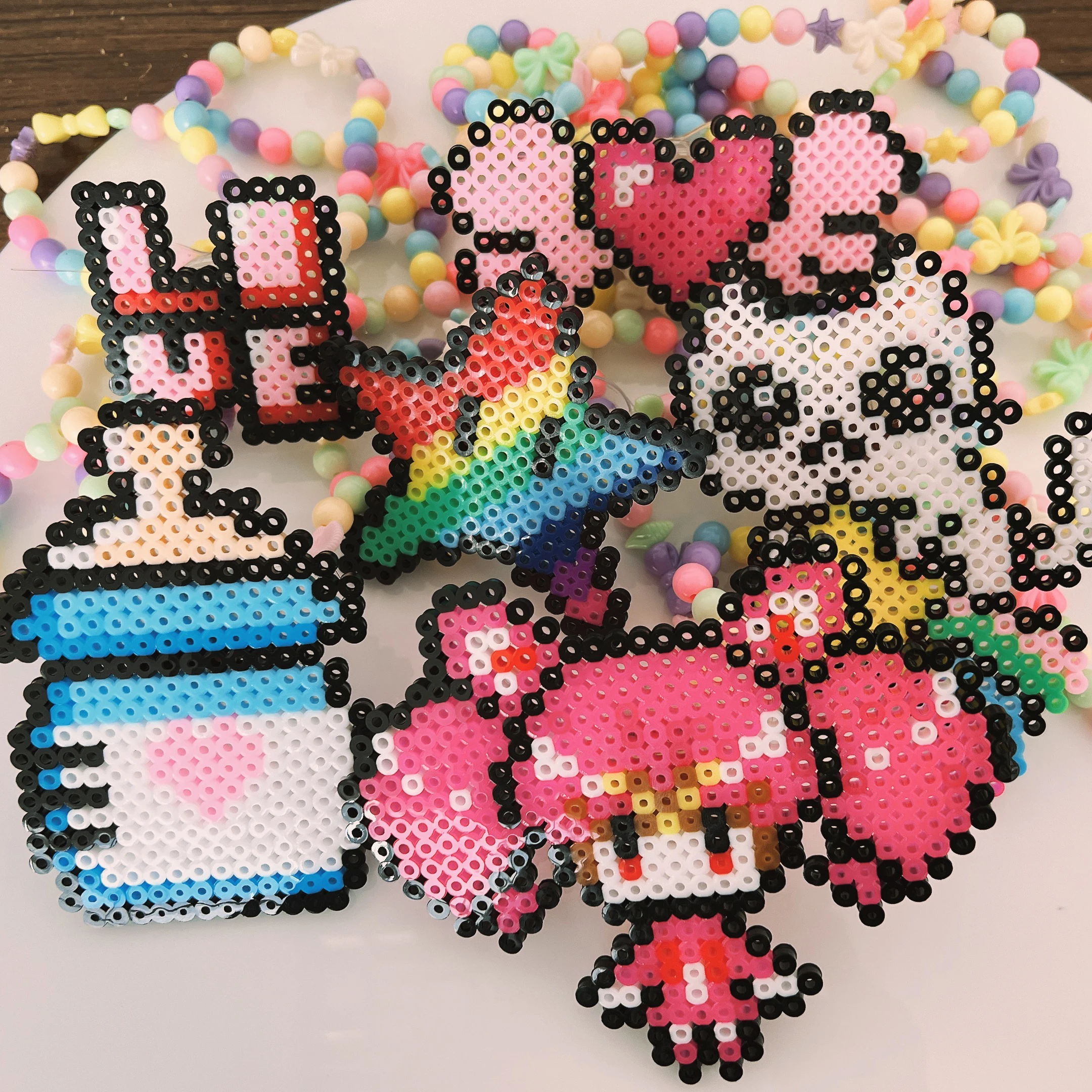 Cute Electric syllab Music Festival rave luminous LED pacifier Kandi