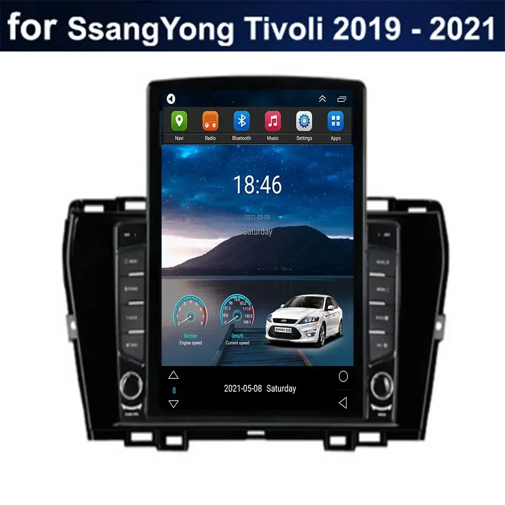 Android 13 Per Lettore Audio Multimediale Stereo Per Autoradio Con Schermo Verticale In Stile Tesla Per Ssangyong Tivoli 2019 2020 Da 2021 A 2035