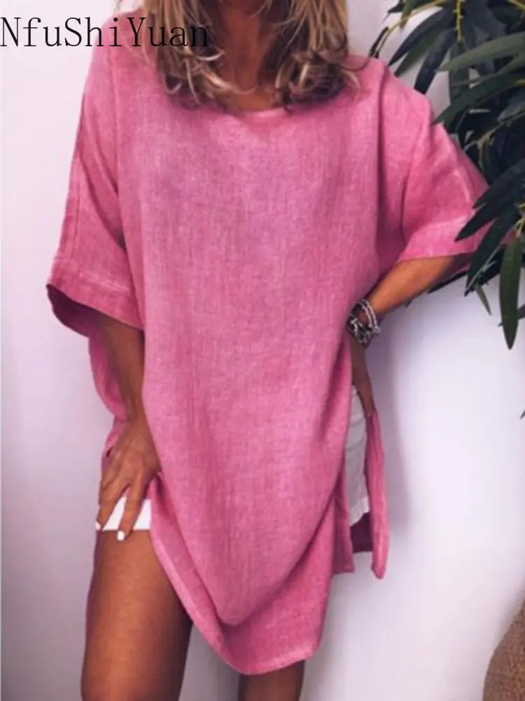 

New Fashion 2023 Summer New Casual Fork Dress Women Dress Summer Dress Long Dress Summer Dress Women