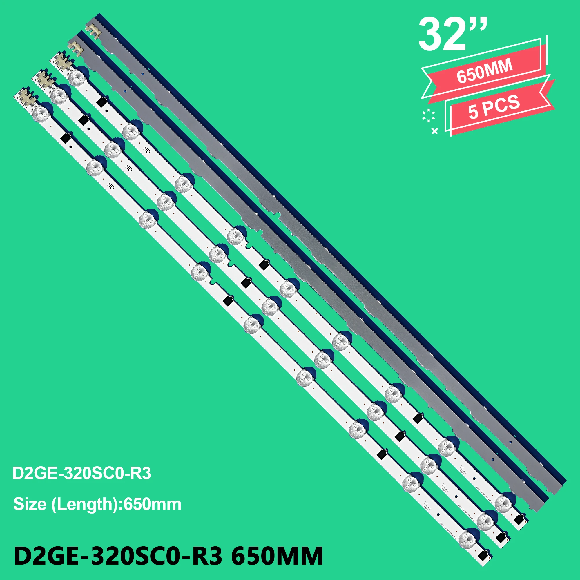 LED Light LED Cabinet Light LED Fill Light LED Light Bar TV Parts LED Backlight Strip for 32'' TV D2GE-320SC1-R0 D2GE-320SC0-R3 UE32F5000AK UE32F4000AW BN96-28489A UE32F5000 UE32F5500 UE32F4000