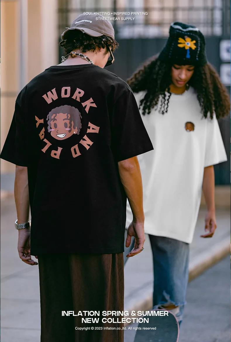 

Summer 2023 new fashion brand street men's short sleeves