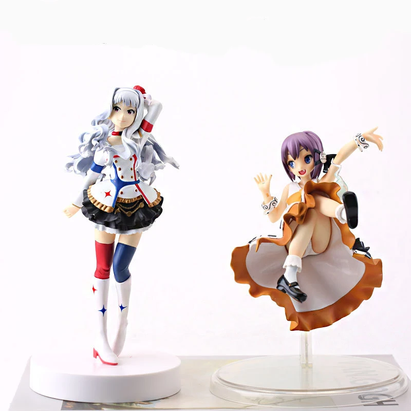 

Hot Sale Japan Game Anime Idol Master Shijou Takane Kikuchi Makoto Show Figure Model Toys Gift