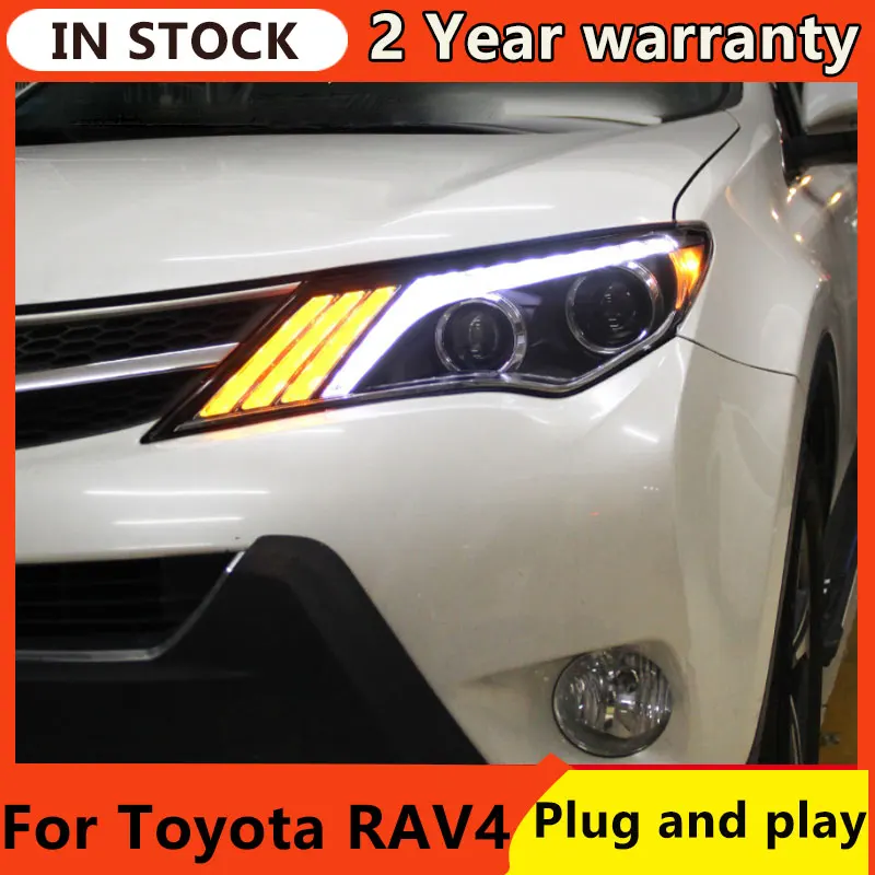 CaraccessoryForToyotaRAV4Headlights201320142015LEDHeadlight