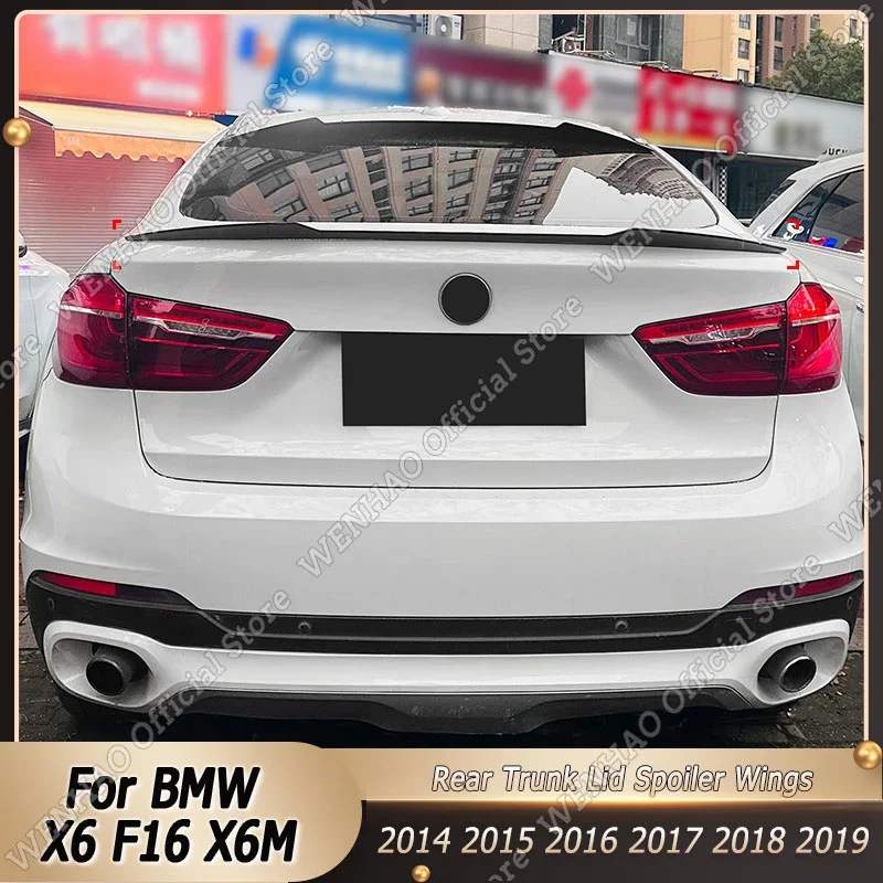 후방 스포츠 스포일러 윙 스타일링, 외부 부품, BMW X6 F16 X6M 2014 ..