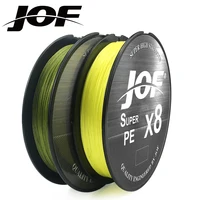 JOF 8 Strands PE Braided Wire Multifilament Japan Import Fabric PE Line for Carp Fishing 0.8-8.0# 300M Fishing Line 1
