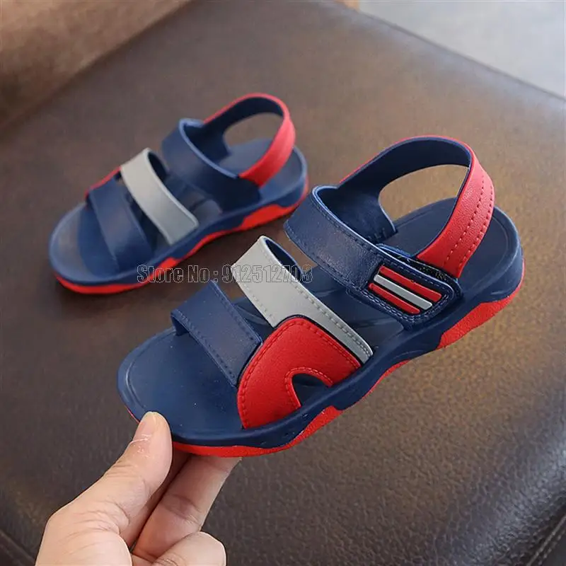 Children Sandals Boy Baby Walking Anti Skid Summer Beach Soft Bottom Shoes