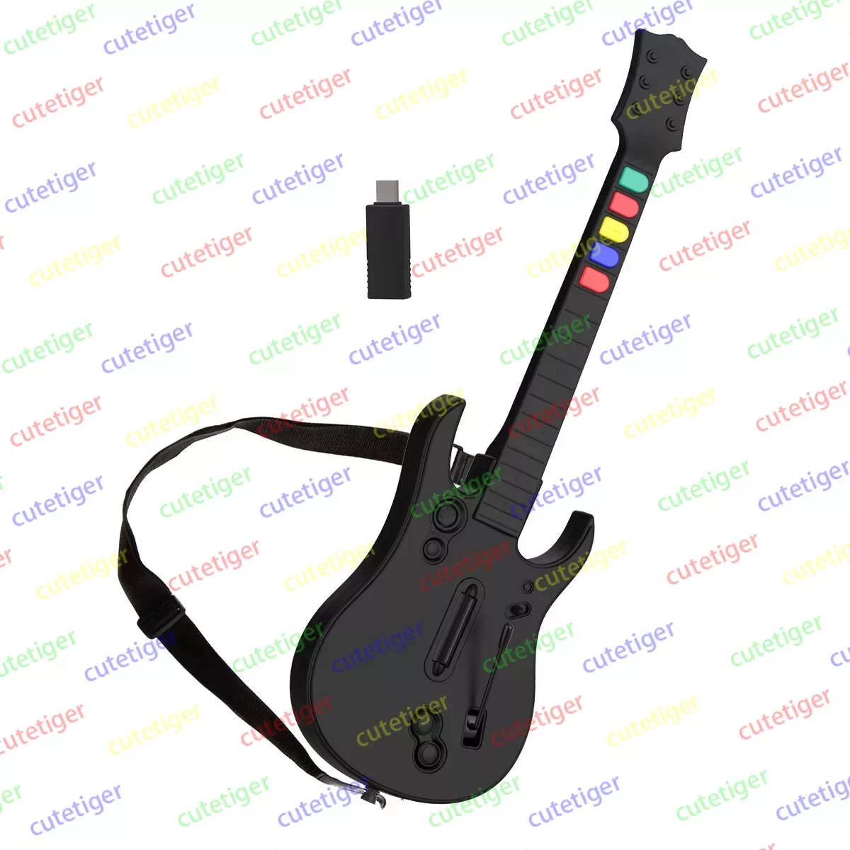Doyo Wireless Guitar Controller for Wii Guitar Hero and Rock Band Games