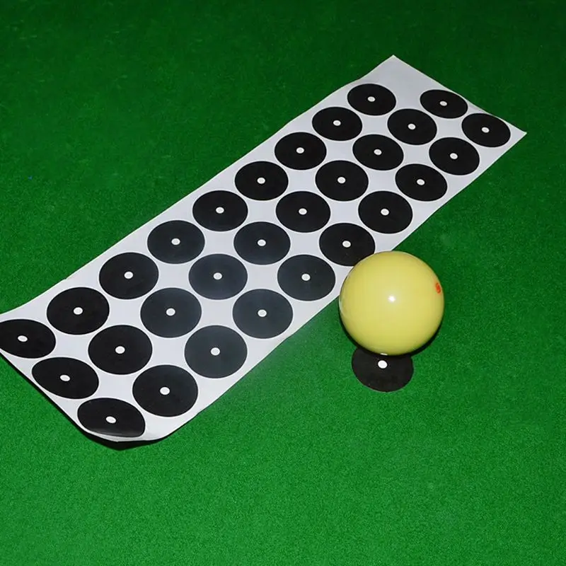 96Pcs Billiard Stickers Table Spots for Position Marker Snooker Marking Locator