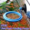 Aquarium Suction Cup Feeder  Fish Tank Ring Feeder Fish Tank Station Floating Food Tray Feeder  Fish Tank Accessory aquarium