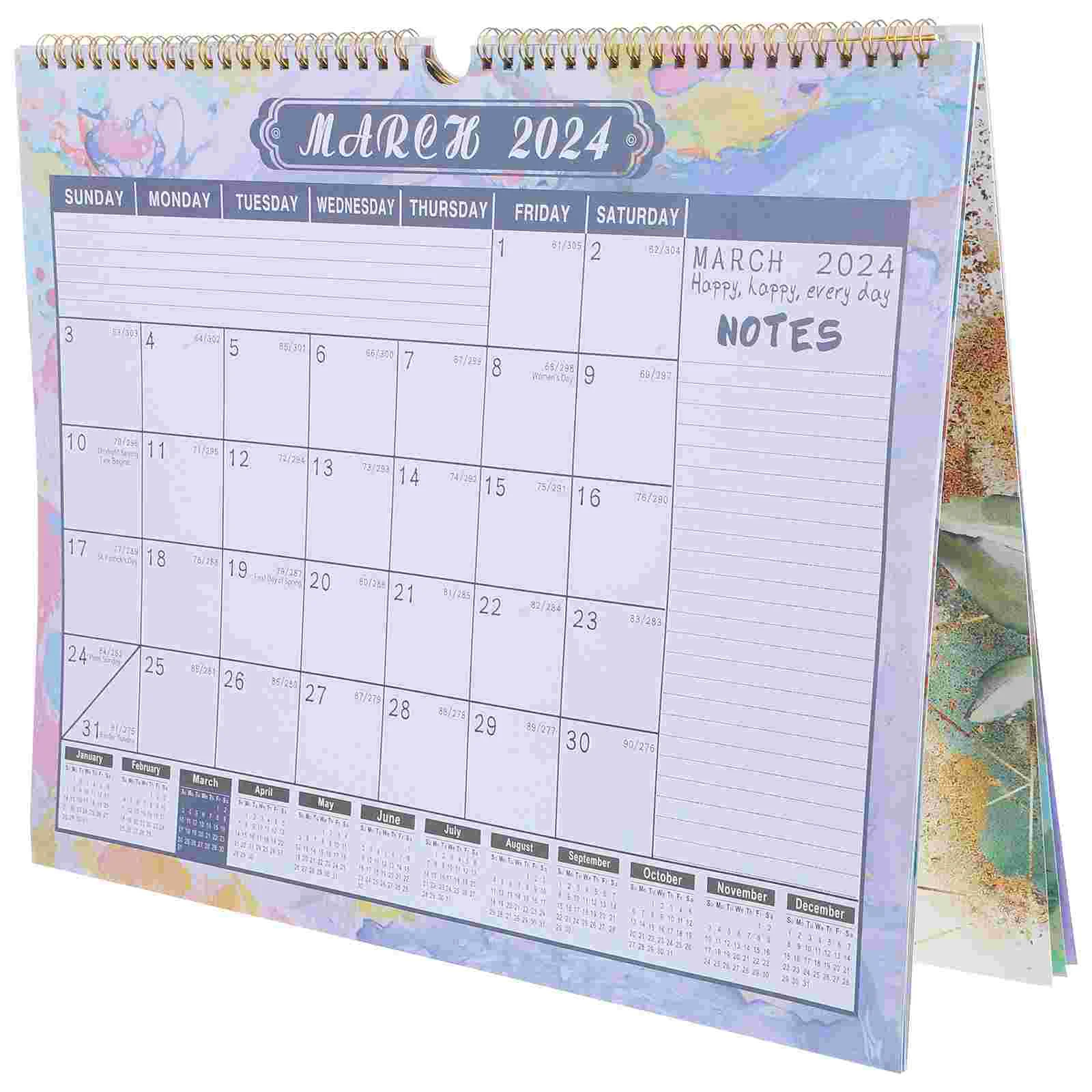 

Year Wall Calendar Wall Calendar Hanging Wall Calendar Hanging Calendar Wall Spiral Calendar
