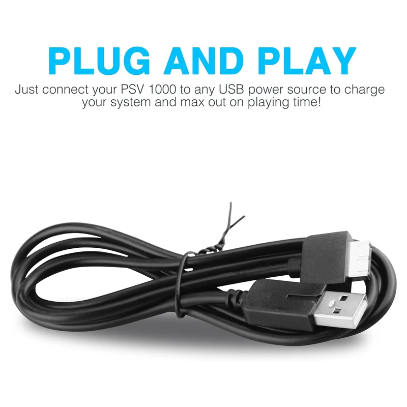 Enhanced USB Charging Cable with Data Transfer for Sony PS Vita Consoles