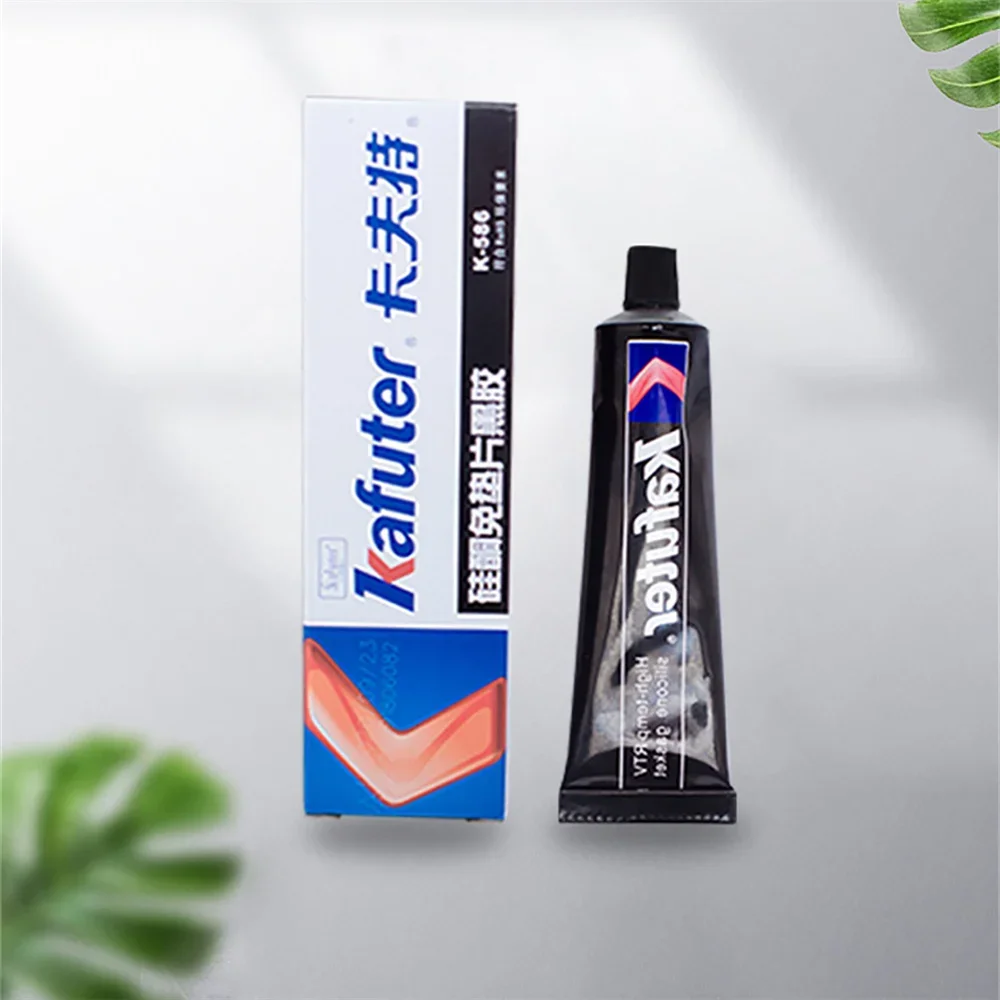 

Kafuter Black Sealant Silicone K-586 55g Waterproof Resist High Temperature For Motorcycle Engine Water Pump Seal Shockproof