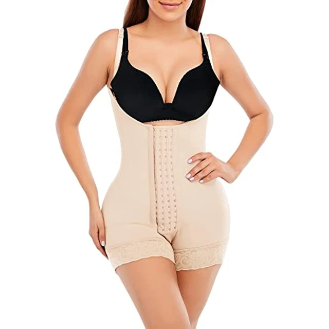 SAYFUT Bodysuit for Women Tummy Control Shapewear Seamless Sculpting Thong  Body Shaper