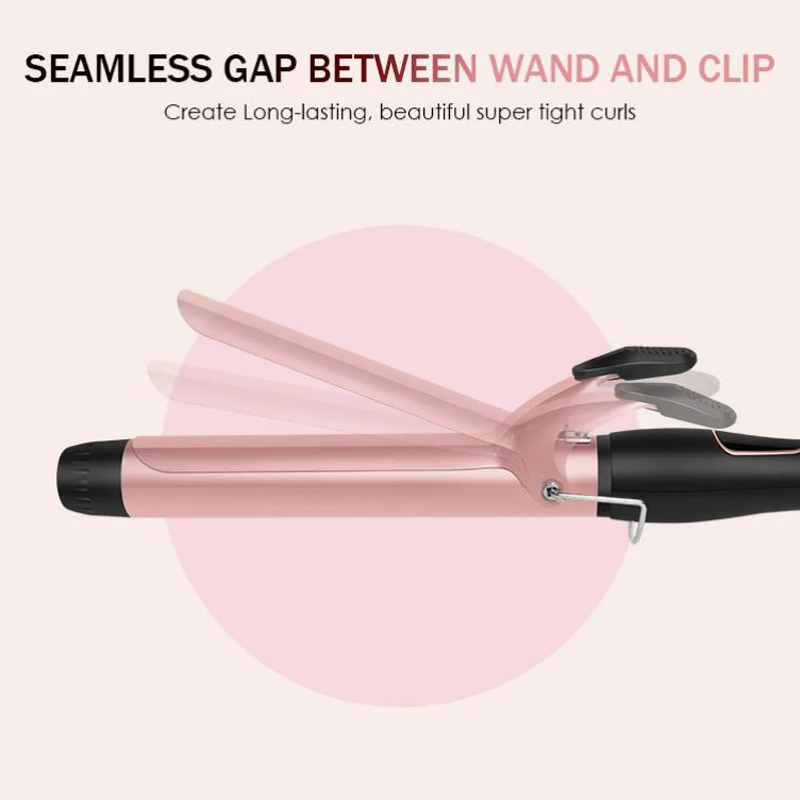 Portable Ceramic Rotating Hair Wave Curler Machine Curling With Anti-Scald Design for Hair