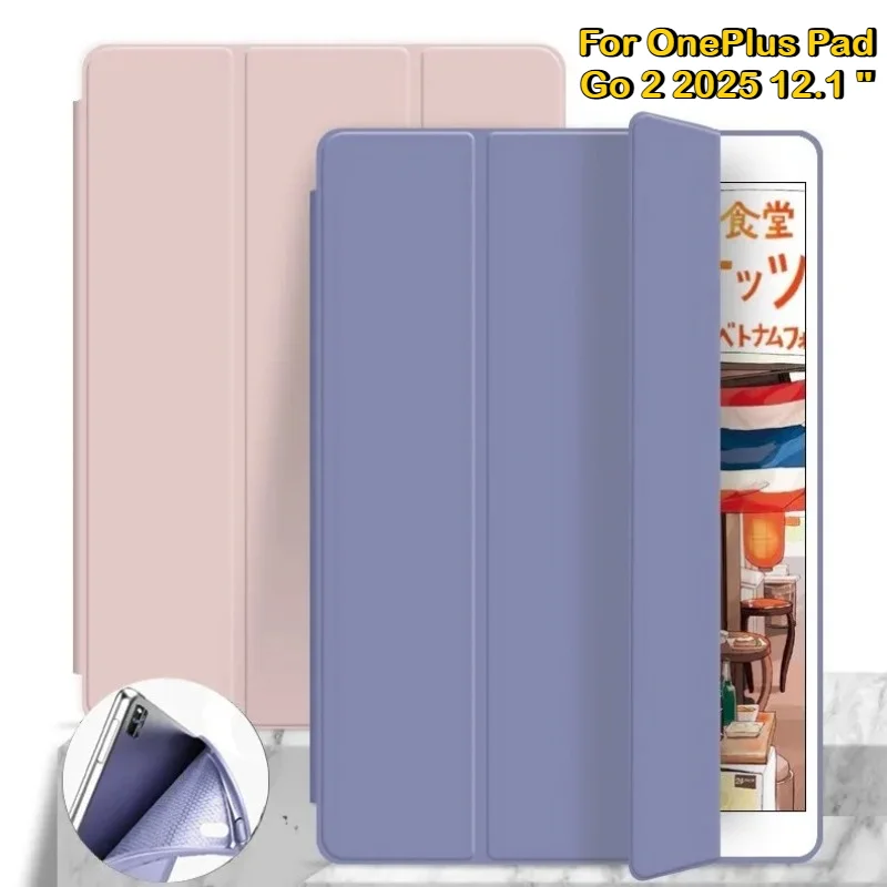 Premium PU Leather Tri-fold Stand Tablet Case - Elegant and Durable Cover, Universal 11-Inch