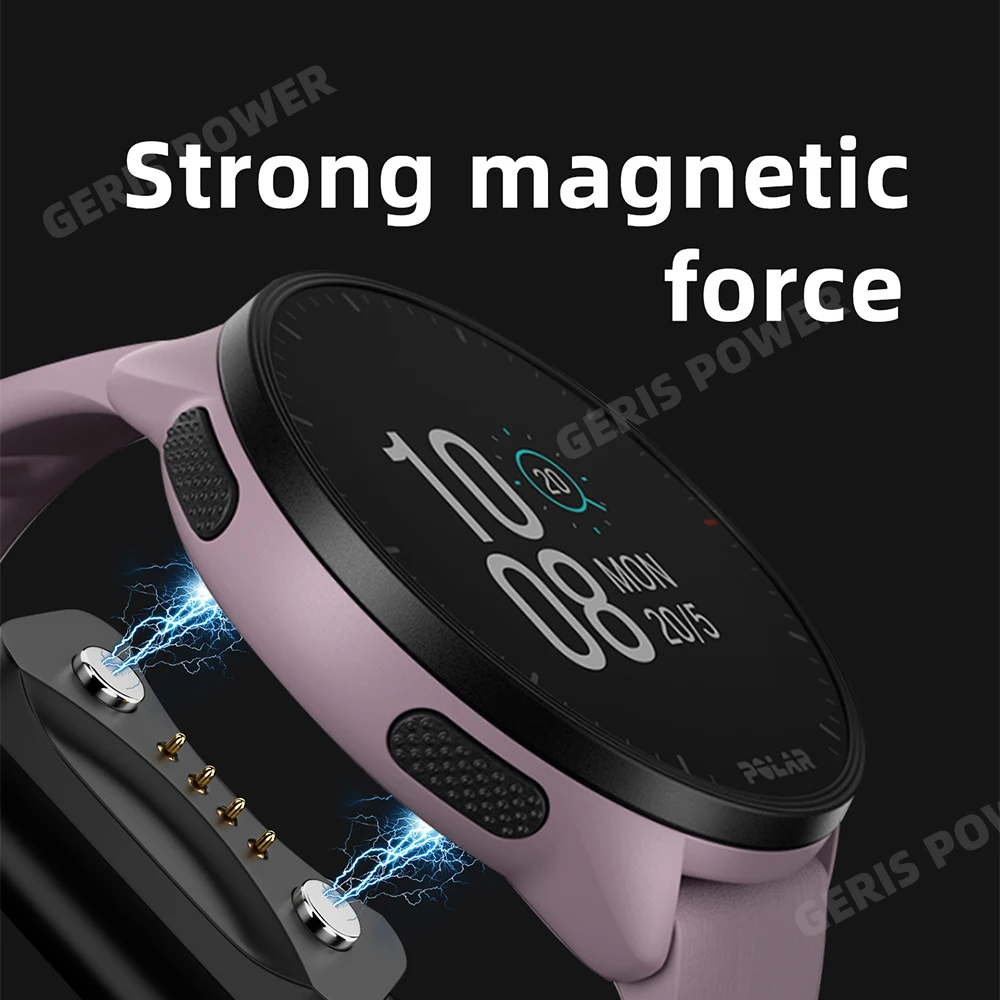 마그네틱 USB C 충전 어댑터 커넥터 Ignite 3/Vantage V3/Grit X 2 Pro 용 Polar Pacer/Pro 용 시계 충전기 전력 변환기