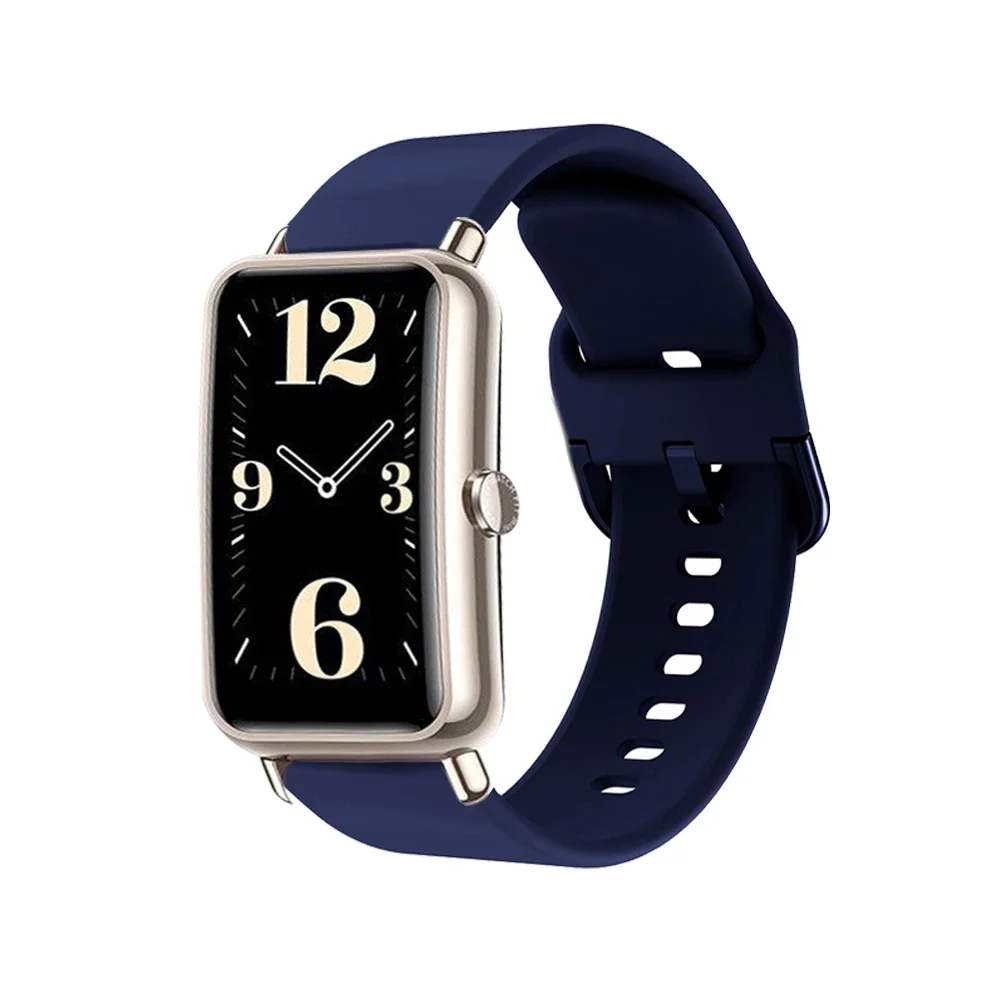 Sport Silicone Bracelet Band, 16mm 18mm, Adjustable Wristband Strap