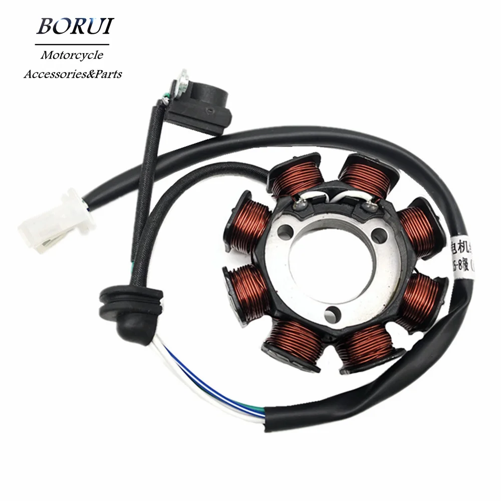 

Motorcycle Generator Stator Coil 8 Poles 4 Copper Wire Magneto For Honda CBF125 Motorcycle Accessories