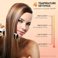 Peigne électrique chaud multifonction sans fil, peigne à lisser les cheveux, Ion négatif, outil de coiffure Anti-chaleur, brosse à lisser les cheveux 3