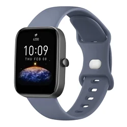 Stylish 20mm Universal Smartwatch Strap Bracelet - ForAMAZFIT Bip youth (Blue Gray)
