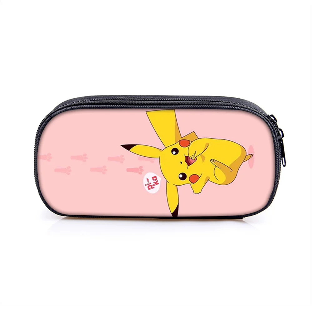 Pokémon Feder mäppchen Poster Student Briefpapier Box große Kapazität einlagige Bleistift Tasche Jungen Mädchen Pokémon Briefpapier Box – Detail 10