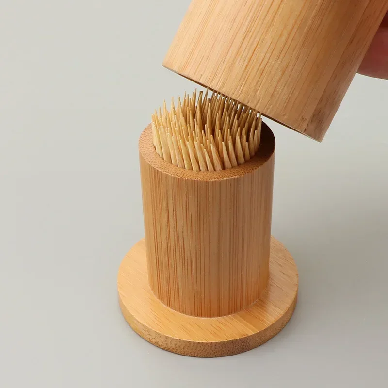 Porta Stuzzicadenti Scatola for stuzzicadenti in bambù con